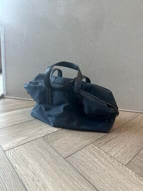 Away Travel The Everywhere Bag Nylon Weekender Duffel Navy Blue